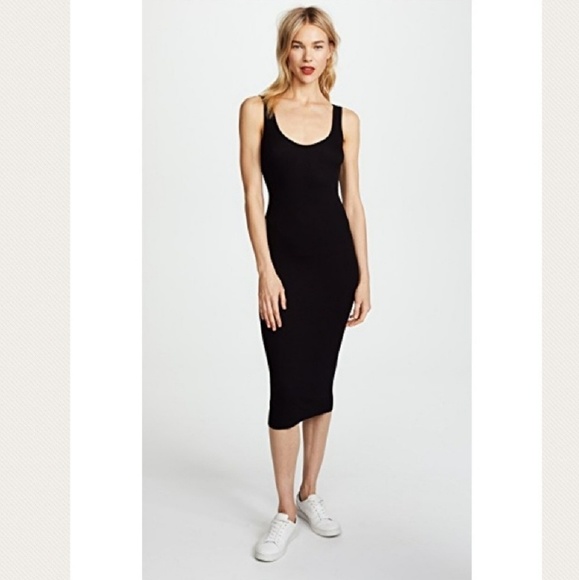 Zenana Outfitters Dresses & Skirts - Basic black tank midi dress